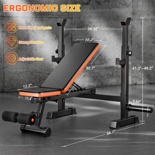 mighty sport house workout bench